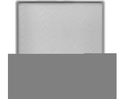 Airco Dienblad - Lekvrije Schaal - Vocht Opvangen - Antislip Onderkant - 56 x 56 cm - Grijs
