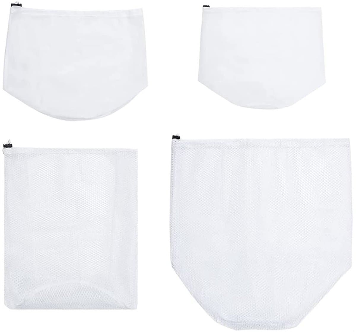 Mesh Wasnetzakken voor Wasmachine | 4 Maten, Ademend en Herbruikbaar | Voor Delicates, Kleding, Sokken, Bra's — afbeelding 1
