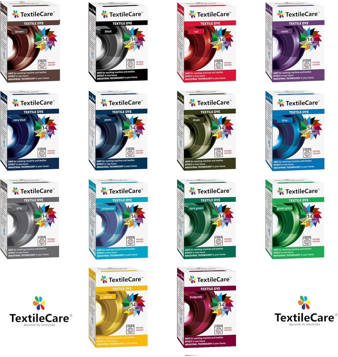 Wasmachine kleurstof - Textielverf - Kleding opfrissen - Voor katoen en gemengde vezels - 350 gram - Turkoois — afbeelding 1