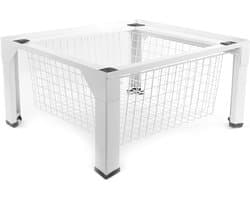 Wasmachine-/droger verhoger gelast met draadmand — afbeelding 1
