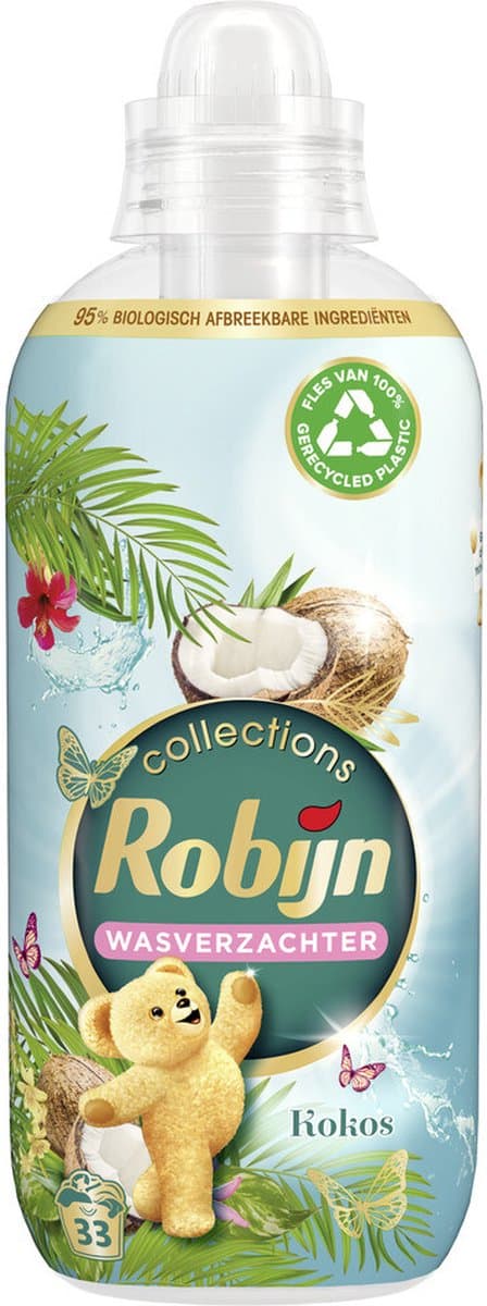 Robijn Wasverzachter Kokos Sensation 33 Wasbeurten 825 ml — afbeelding 1