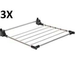 3X Casibel Wanddroogrek RVS
