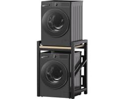 Wasmachinekast met Planken - Ruimtebesparend Rek voor Wasmachine en Droger