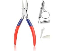 Ronde & Nylon Kaak Brillen Frame Tang Brillen Reparatie Tang Aanpassen Brillen Armen Frame Tang Brillen Frame Tang Ronde en Platte Tang Sieraden Maken Tang