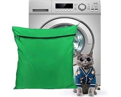 Honden- en kattenwaszak voor het wassen van huisdierbedekking, dekens en kleding, voorkomt verstoppingen in de wasmachine