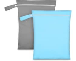 Bags, Natte Dry Bag Waterdichte Reistas, Stoffen Luiertas met Handvat & Rits, Wasbare Reistas Organizer Yogatas