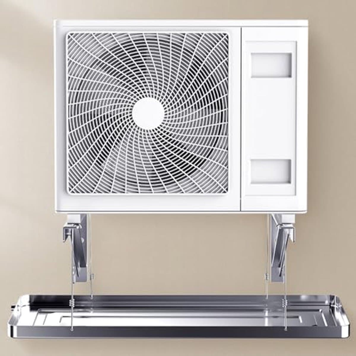 Condensopvangbak Airco - Wateropvangbak Lekbak - Airco Condens Afvoeren - Roestvrijstaal Lekvrij - 2 Meter Slang - Zilver — afbeelding 1