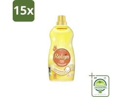 15 x Robijn - Klein & Krachtig Zwitsalgeur - Vloeibaar Wasmiddel - 34 Wasbeurten - 1,19 L - Grootverpakking - Wasmiddel - Robijn - Zwitsal - Vloeibaar Wasmiddel - Kleurwas