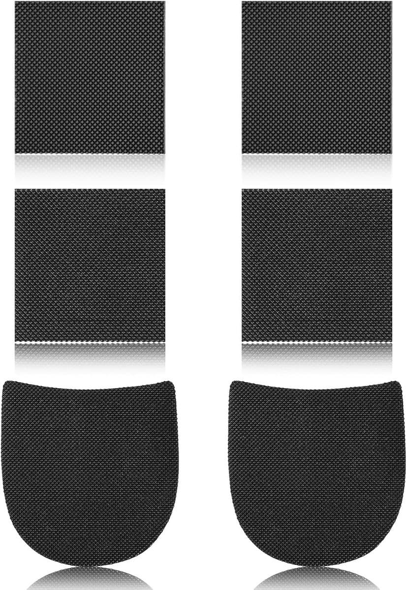 Schoenhak reparatie pads 6 stuks - 3.5mm dikke rubberen hakken - antislip beschermers - ShopVlot — afbeelding 1