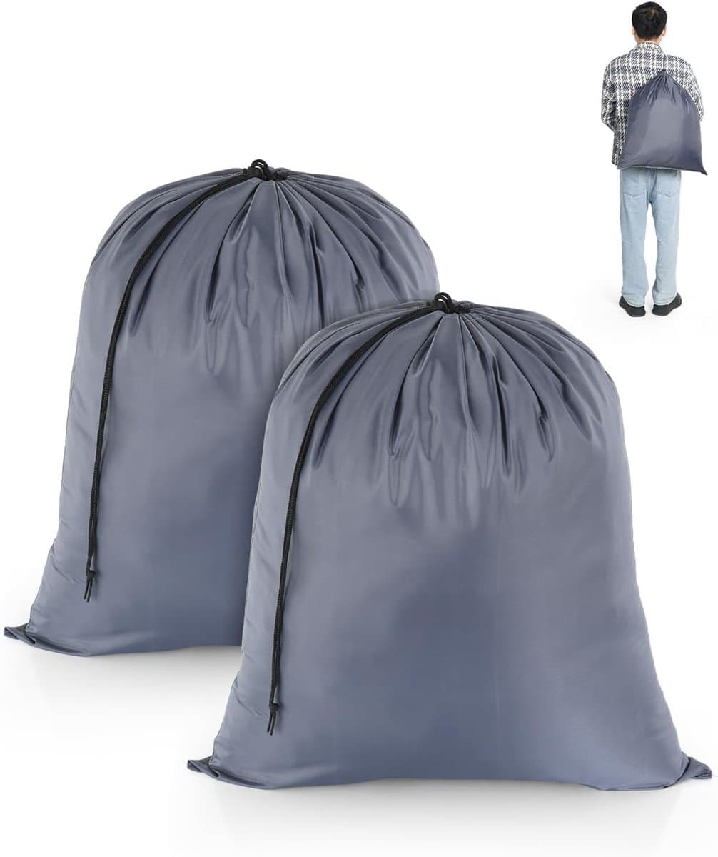 Waszakken 50cm x 60cm - Vouwbare opbergzak - Scheurbestendig - Ideaal voor vuile was en speelgoed - ShopVlot — afbeelding 1