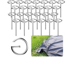 Grondankers voor Worteldoek - 100 Stuks Ø 4 mm - Duurzaam, Weerbestendig en Sterk