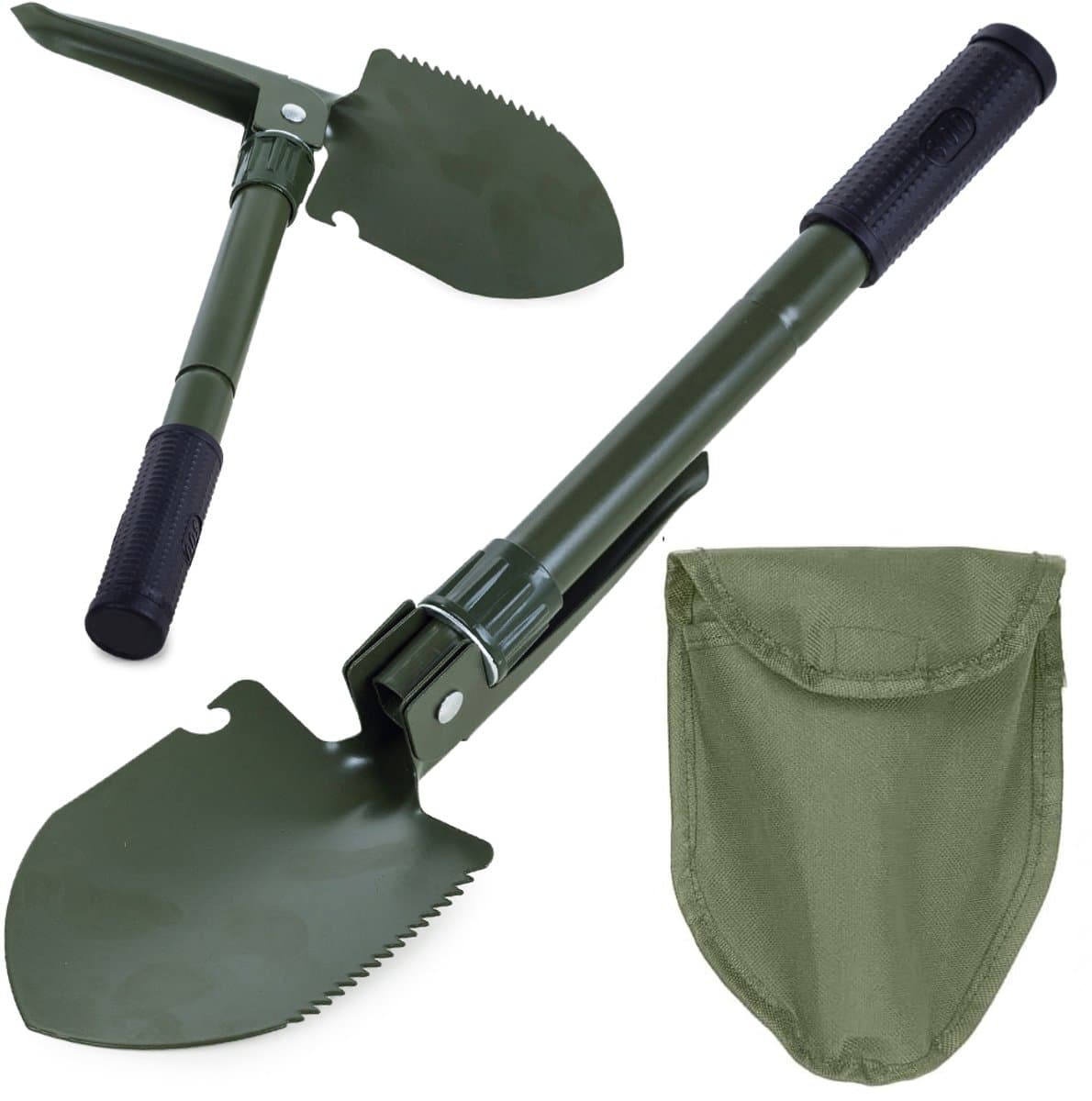 Multifunctionele Opvouwbare Schep - 41,5 cm - Roestvrij Staal - Anti-slip Handvat — afbeelding 1