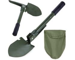 Multifunctionele Opvouwbare Schep - 41,5 cm - Roestvrij Staal - Anti-slip Handvat