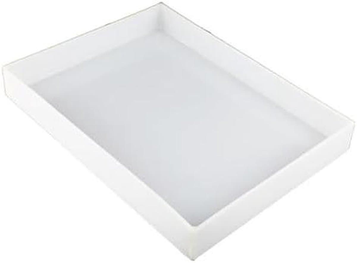 Lekvrije Plastic Bak - Opvangbak Waterbak - Voorkom Vocht Schade - Naadloos Ontwerp - 60 x 30 x 5cm - Grijs — afbeelding 1