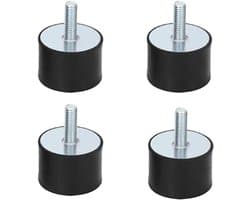 Rubberen Trillingsdempers - Schokdempers - Machine Stabilisatie - Universeel Design - M6 Schroefdraad
