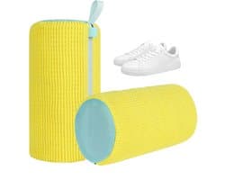 Byshayne- Schoenwaszak Set van 2 - 360° Reinigingssysteem - Schokabsorberend - Geluidsreducerend - Herbruikbaar - Voor sportschoenen/casual schoenen - Schoenreiniger