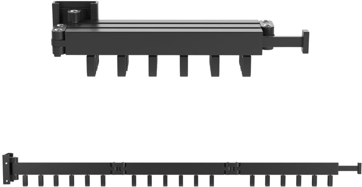 Wasophoogte® Wanddroogrek - Droogrek Inklapbaar - Wasrek Inklapbaar - Wasrek Hangend - 18 kledinghaken — afbeelding 1