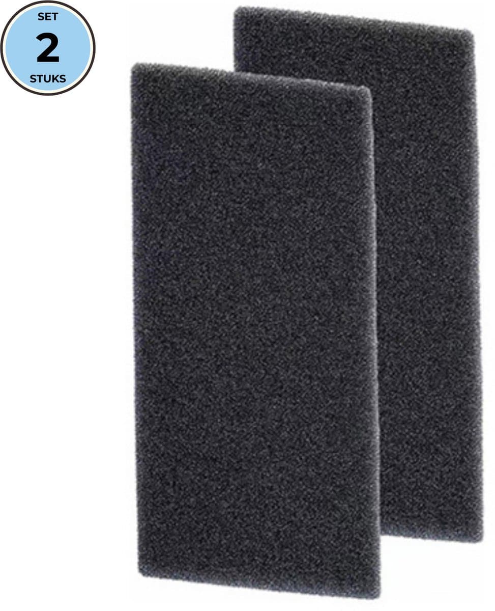 Bramokava 2x Filter geschikt voor Droger Whirlpool Bauknecht Ignis - 481010354757 - 220 x 110 mm - Spons Foam Schuimfilter — afbeelding 1