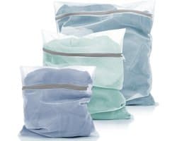 Mesh Waszak 3 stuks - Waszakjes - Waszakken voor Wasmachine - Herbruikbaar