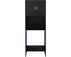 Wasmachine kast ombouw meubel - zwart