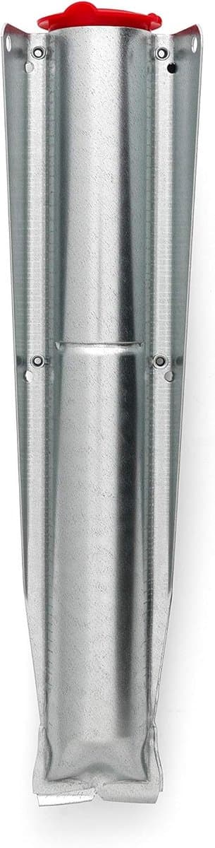 Metalen Grondanker - Droogmolen Anker - Stabiel Droogmolen Plaatsen - Corrosiebestendig Gegalvaniseerd Staal - Ø 45 mm - Zilver — afbeelding 1