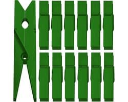 50 Stuks Houten Wasnijpers in Kleur - Kleine Knijpers voor Foto's, Knutselen & Decoratie