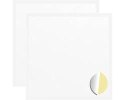 vidaXL - Sticker - 2 - pcs - Wit - Ø - 20 - x - 0,5 - mm - Papier