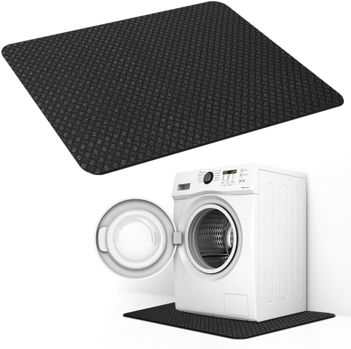 Anti-trillingsmat - Wasmachineonderlegger - Apparaat Stabiliseren - Dubbelzijdig Antislip - 60 x 60 cm — afbeelding 1
