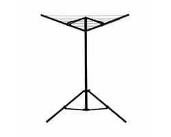 Happy Rhino - Droogmolen DLX Zwart - Drooglijnen - Zwart - 2,3kg - 2.3 x 160 cm