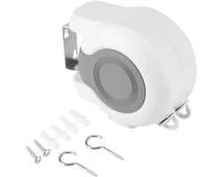 Muurgemonteerde intrekbare dubbele kledingdrooglijn - Indoor Outdoor Wassen Landry Tool