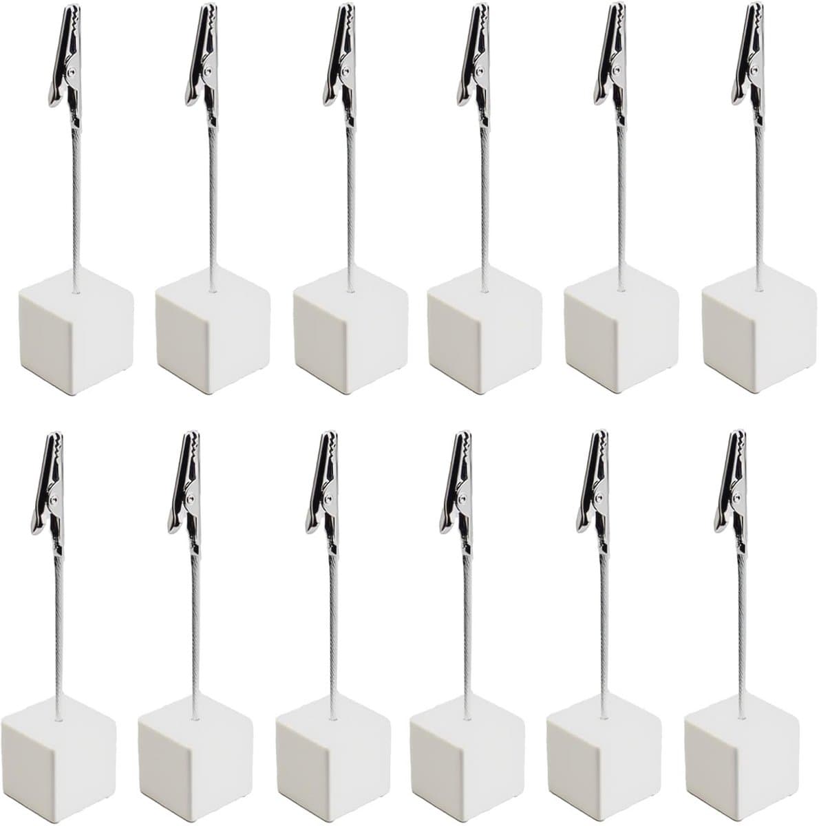Houten Fotohouders en Memoclips - 12 Stuks - Ideaal voor Foto's en Notities — afbeelding 1