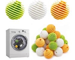 15-delige set wasballen voor wasmachines en drogers, siliconen droogballen, herbruikbare wasballen om kreukels en klitten te verminderen, wasballenset