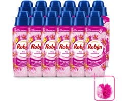 12 x Robijn – Wasparfum – Intense Pink Sensation – 342 ml - Bulkverpakking - Wasparfum - Douchemop - Wasgeur
