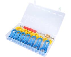 1set Automotive Line Disconnect Tool Delige Praktische Eenvoudig Verwijderen Van Brandstofleidingen Airconditioningslangen Stevig Compact Voor Auto-reparatie