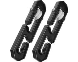 2 Stuks Verstelbare Plastic Kledinglijn Separator Spreader Pulley Heavy Duty Kledinglijn Splitter voor Efficiënt Droogproces