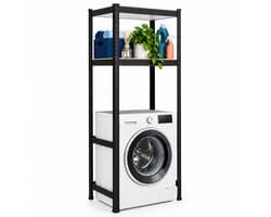 Wasmachine rek - 150 x 70 x 40 cm - tot 400 kg - zwart