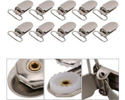 Metalen Clips - Klemmetjes Decoratie - Kleding Versieren - Fijne Afwerking - 20 Stuks - Metaal