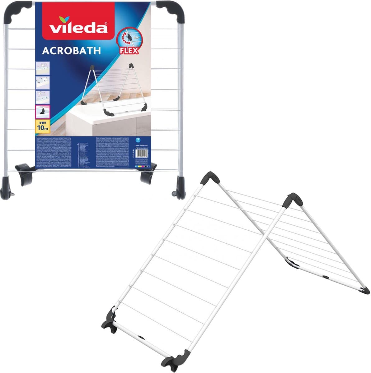 Vileda Acrobath Droogrek - 10 m drooglengte — afbeelding 1