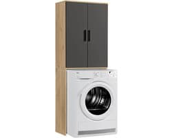 Wasmachine Ombouw - Opbouwmeubel Kast - Meubel Rek - Ruimtebesparend