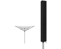 Funshot beschermhoes voor droogmolen, 420D Oxford hoes met rits en trekkoord om aan te spannen, anti-UV, zwart, 165 x 16 x 16 cm