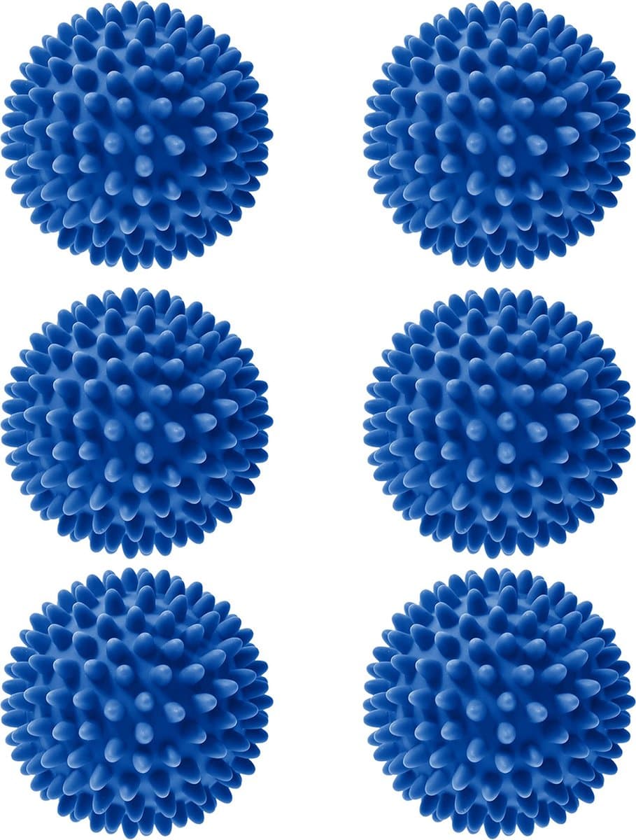 Drogerballen - Wasbollen - 6 Stuks - Siliconen - Sneller droog - Anti-kreuk — afbeelding 1
