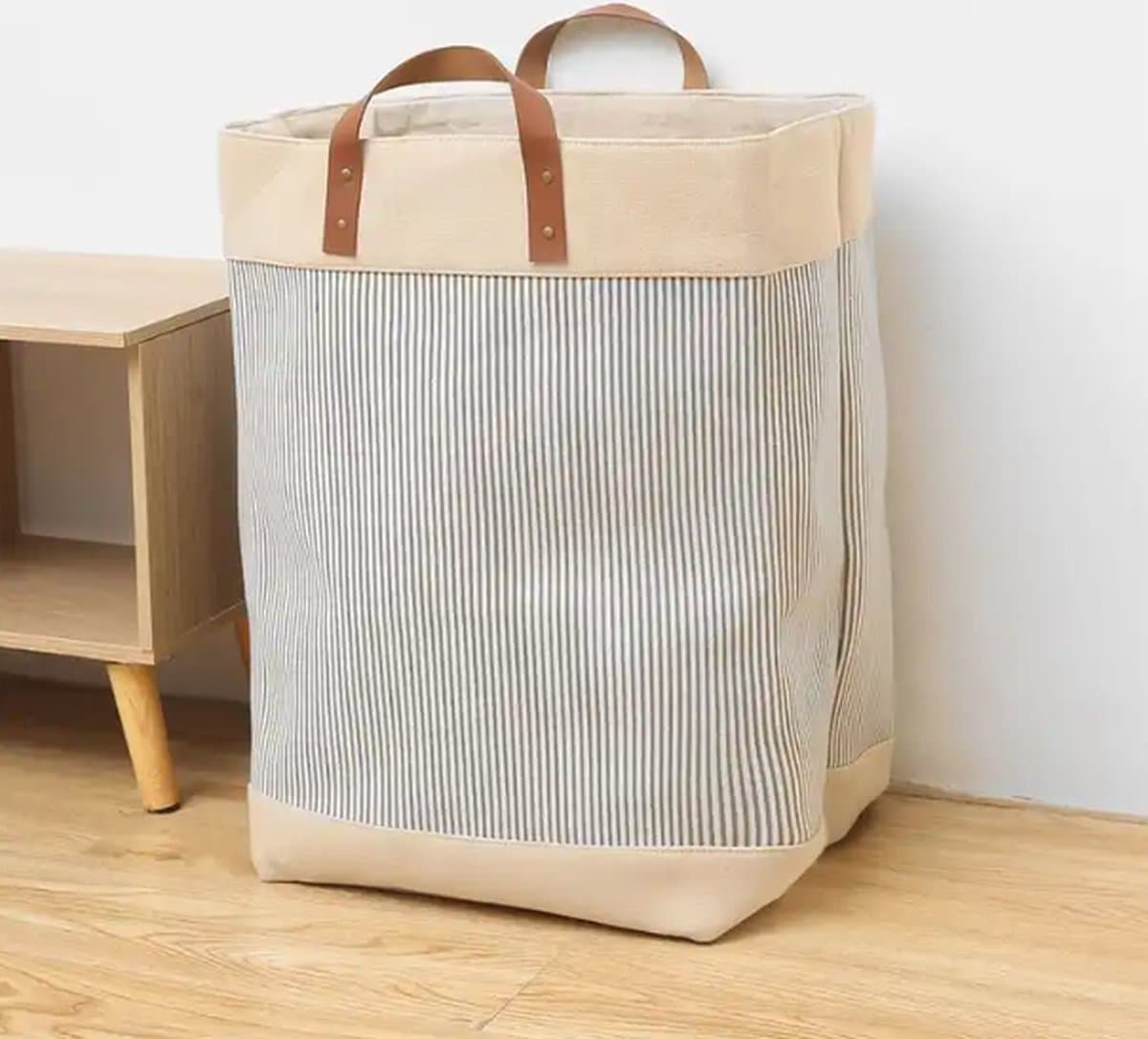 Wasmand - Wasmanden - wasmand inklapbaar - Opvouwbare Wasmanden - 35cm * 35cm * 56cm, Engels-IJzeren Pijpenrek — afbeelding 1