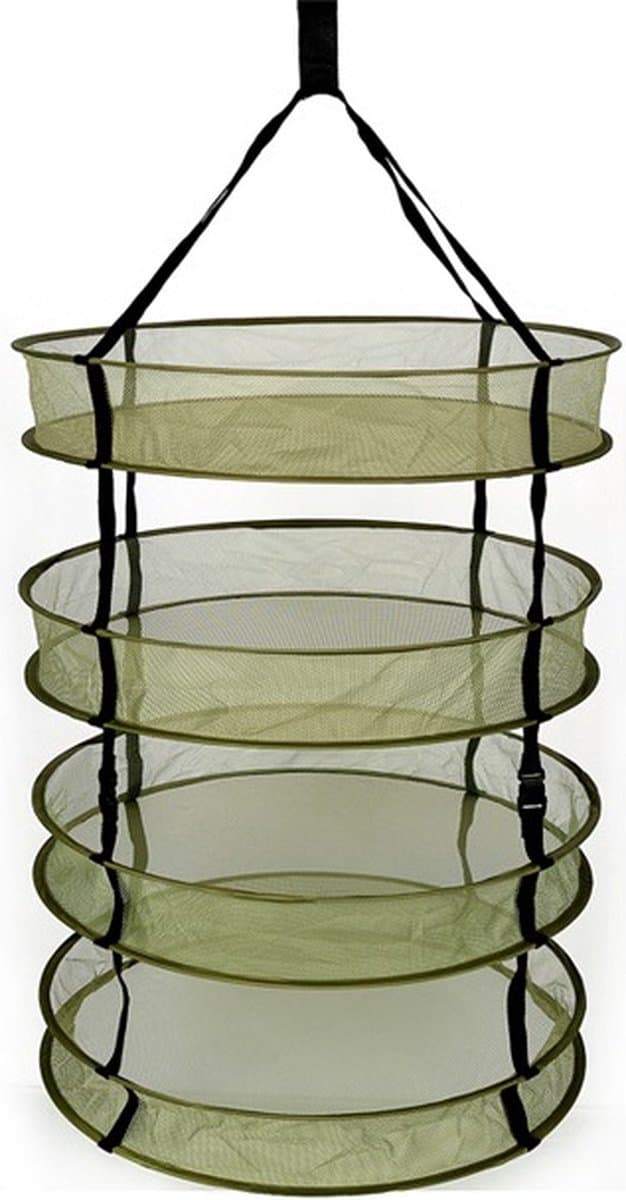 Droognet 60cm diameter 6 laags Heavy Duty Verstelbaar (GROEN) — afbeelding 1
