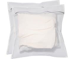 Duurzame Waszakken van Honingraatmesh voor Fijne Was, Ideaal voor Kleding, Handdoeken en Bedlinnen (2 Stuks, 60 x 60 cm)