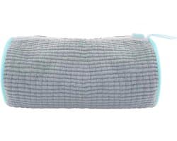 Waszakken, wasmachine, herbruikbaar, met ritssluiting, pluche tas, multifunctionele bescherming, voor sportschoenen, tennisschoenen, blauw, grijs, 39x19x19 XXL, Schoenwaszak met