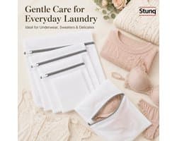 Stunq® Mesh Waszakken Set – Bescherm Delicate Kleding en Lingerie Tijdens de Was