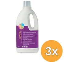 3x Sonett Wasmiddel Vloeibaar Lavendel (2000 ml)
