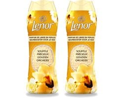 2 x Lenor - Geurbooster - Gouden Orchidee - 22 Wasbeurten - Voordeelverpakking - 2 stuks