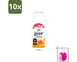 10 x Lenor - Strijkwater - Summer Breeze - Textielverfrisser - 1000 ml - Bulkverpakking - Strijkwater - Douchemop - Zomerse geur