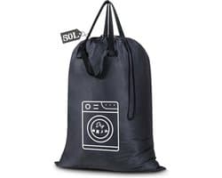 Ruime 50x70 cm Waszak met Dubbele Handgrepen en Rits - Waterafstotende Nylon voor Vuilwas